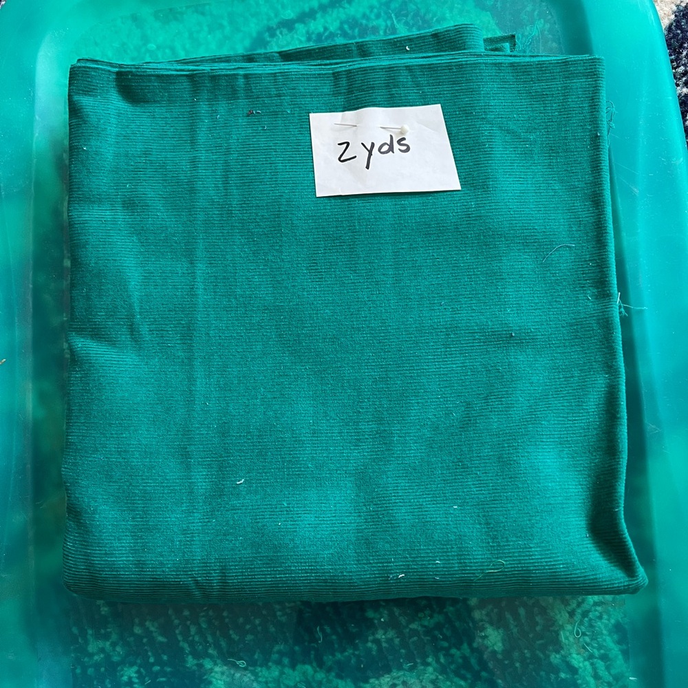 Green Fabric Material